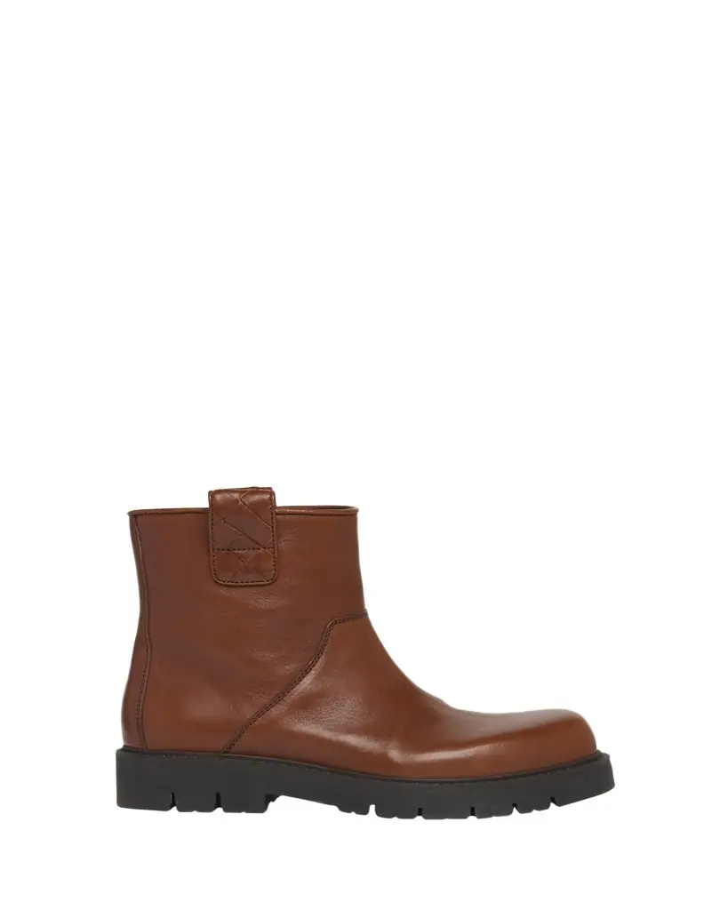 Bottega Veneta Men's Haddock Leather Ankle Boots | Image 1 Bottega Veneta Men's Haddock Leather Ankle Boots | Image 1