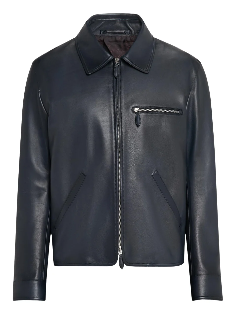 Men's Full-Zip Leather Jacket