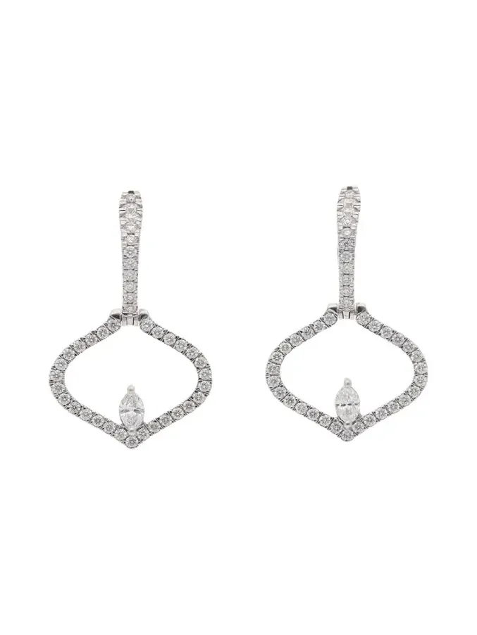 Sarai Diamond Single Motif Earrings