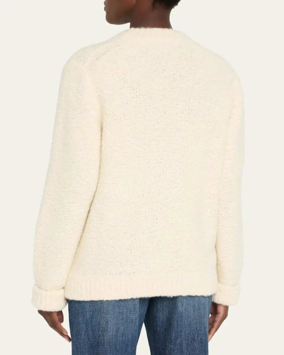 God’s True Cashmere Cloud Boucle Cashmere Sweater | Thumbnail 3