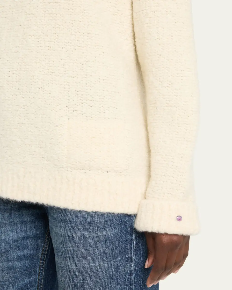 God’s True Cashmere Cloud Boucle Cashmere Sweater | Thumbnail 5