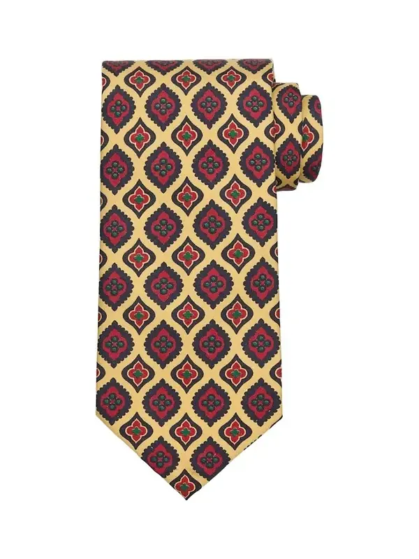 Men's Limited Edition Medallion Silk Tie
