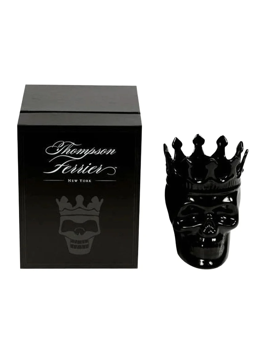 Thompson Ferrier Black Dants Skull Candle, 23.3 oz. - Secret Sucre Scent
