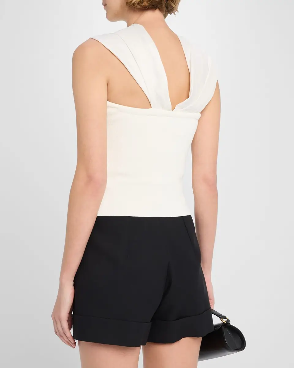 SIMKHAI Celiana Combo Off-The-Shoulder Top | Thumbnail 2 SIMKHAI Celiana Combo Off-The-Shoulder Top | Thumbnail 2