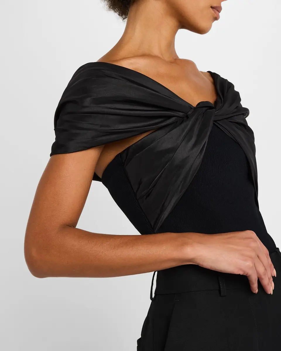 SIMKHAI Celiana Combo Off-The-Shoulder Top | Thumbnail 13 SIMKHAI Celiana Combo Off-The-Shoulder Top | Thumbnail 13