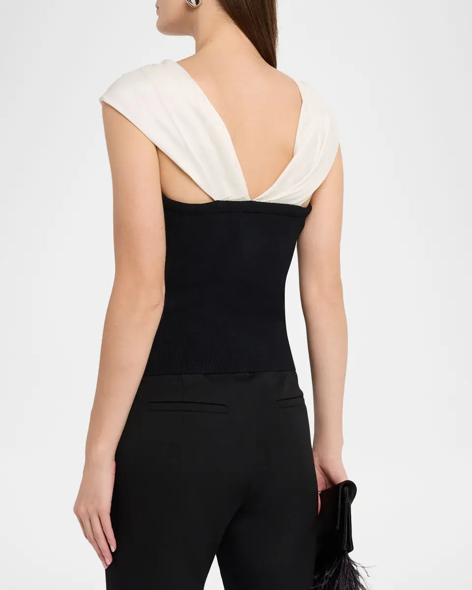 SIMKHAI Celiana Combo Off-The-Shoulder Top | Thumbnail 15 SIMKHAI Celiana Combo Off-The-Shoulder Top | Thumbnail 15