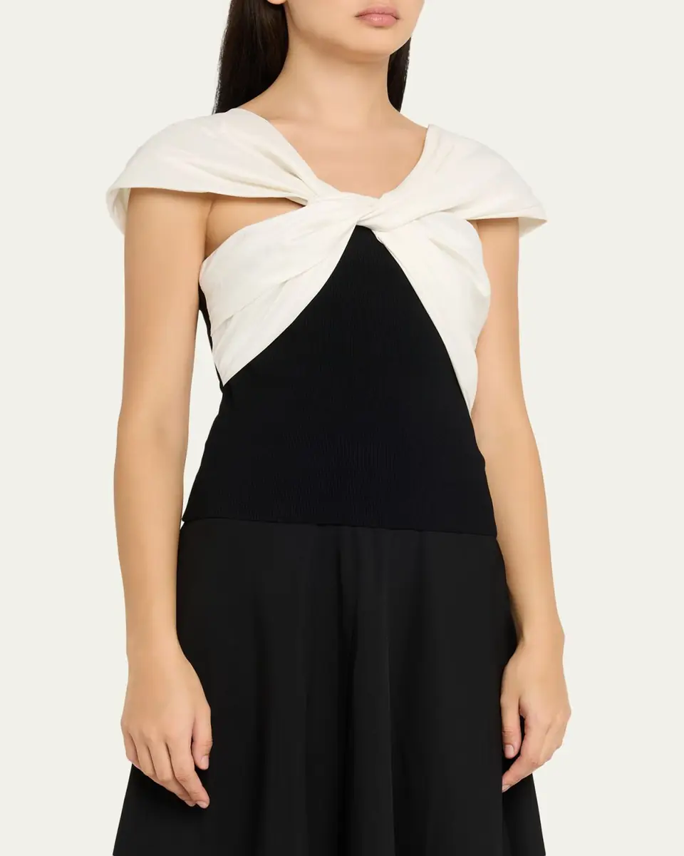 SIMKHAI Celiana Combo Off-The-Shoulder Top | Thumbnail 20 SIMKHAI Celiana Combo Off-The-Shoulder Top | Thumbnail 20