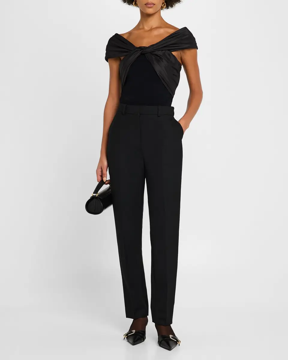 SIMKHAI Celiana Combo Off-The-Shoulder Top | Thumbnail 10 SIMKHAI Celiana Combo Off-The-Shoulder Top | Thumbnail 10