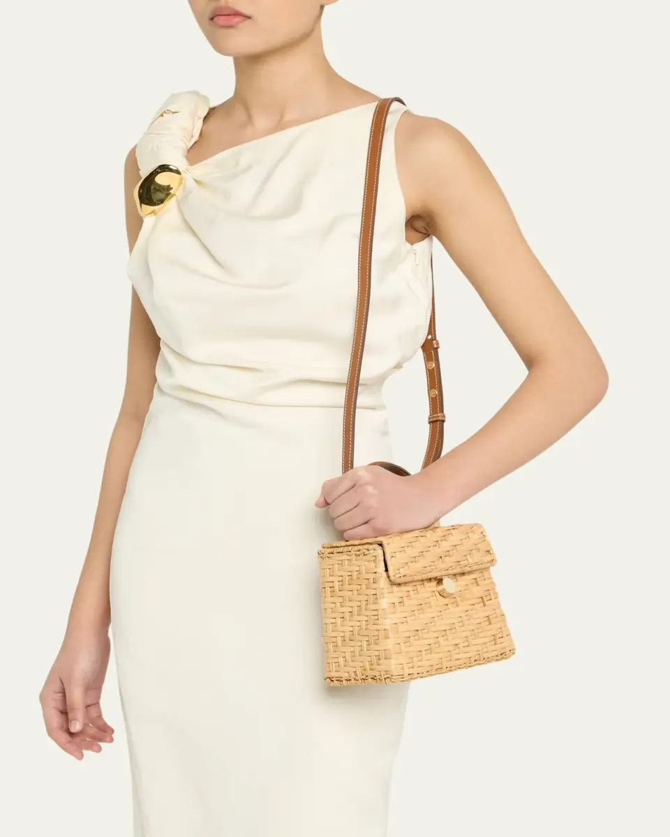 Cult Gaia Sybil Rattan Top-Handle Bag | Thumbnail 2 Cult Gaia Sybil Rattan Top-Handle Bag | Thumbnail 2