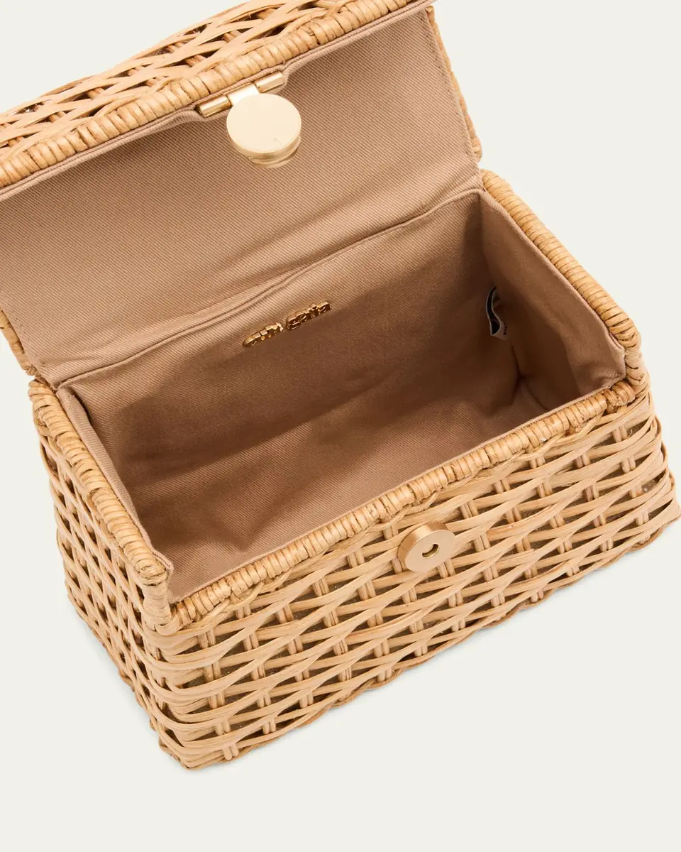 Cult Gaia Sybil Rattan Top-Handle Bag | Thumbnail 3 Cult Gaia Sybil Rattan Top-Handle Bag | Thumbnail 3