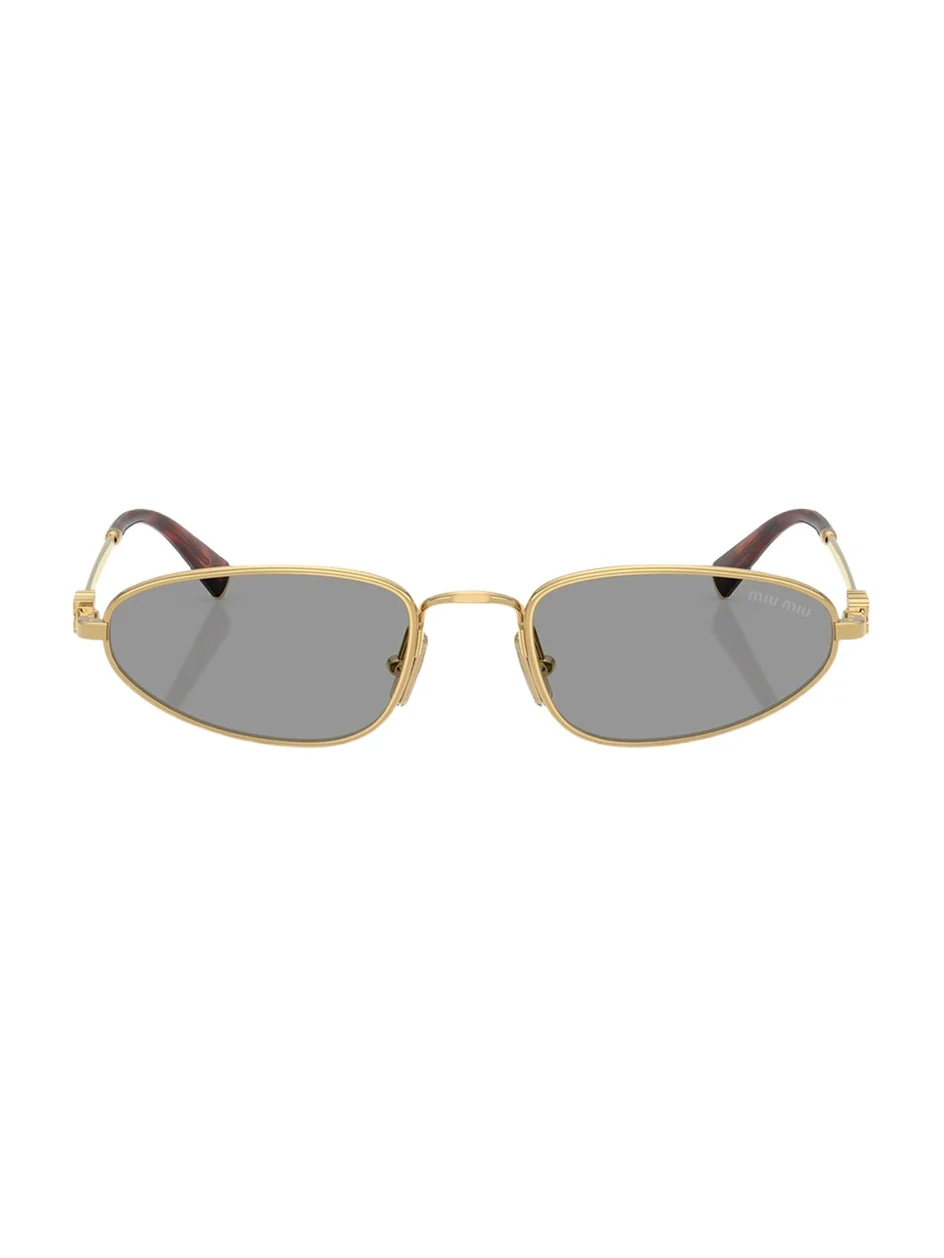 Logo Metal Oval Sunglasses Logo Metal Oval Sunglasses