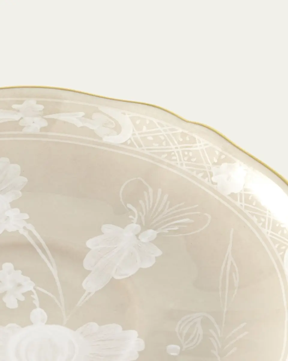 GINORI 1735 Oriente Italiano Meringa Tea Saucer | Thumbnail 4 GINORI 1735 Oriente Italiano Meringa Tea Saucer | Thumbnail 4