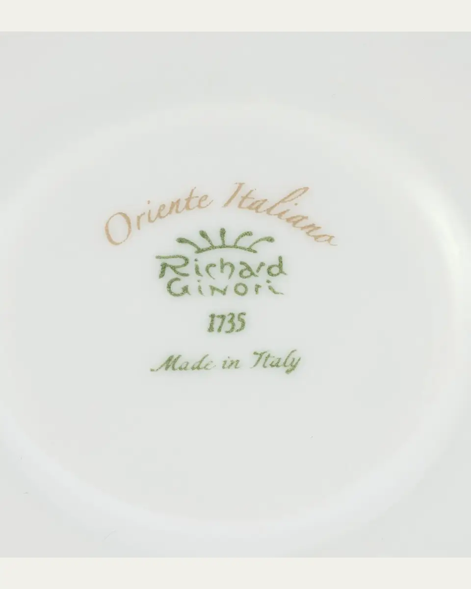 GINORI 1735 Oriente Italiano Meringa Tea Saucer | Thumbnail 5 GINORI 1735 Oriente Italiano Meringa Tea Saucer | Thumbnail 5