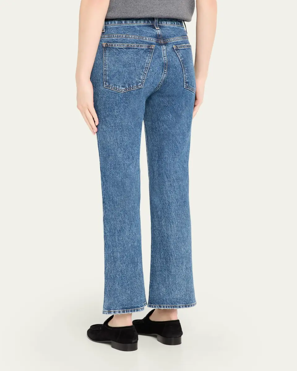 Khaite The Vivian Cropped Boot-Cut Jeans | Thumbnail 3 Khaite The Vivian Cropped Boot-Cut Jeans | Thumbnail 3