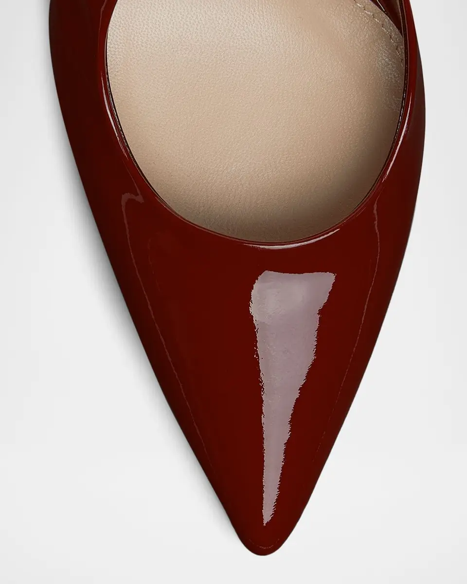 Gucci Signoria Patent Chain Slingback Pumps | Thumbnail 4 Gucci Signoria Patent Chain Slingback Pumps | Thumbnail 4