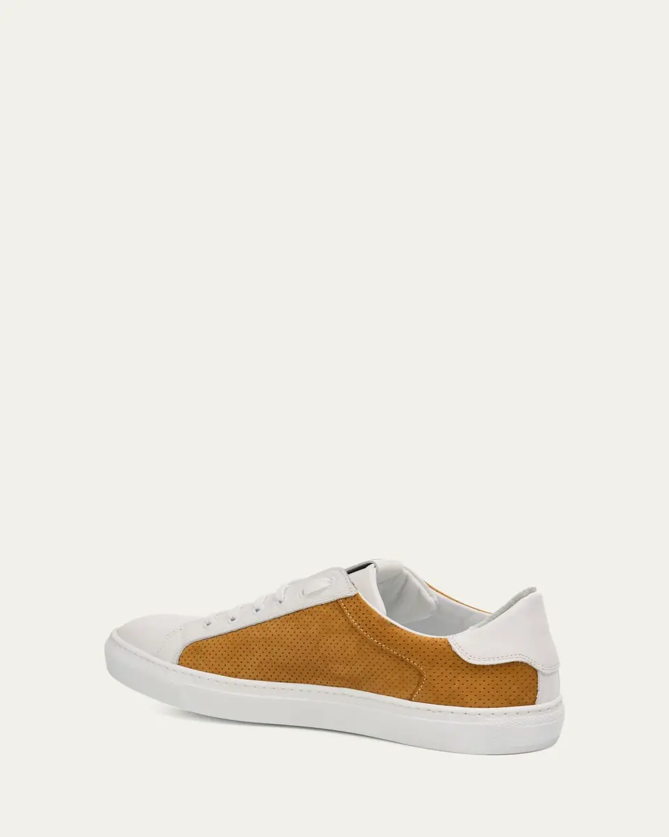 Ron White Men's Dawson Low-Top Weatherproof Suede Sneakers | Thumbnail 3 Ron White Men's Dawson Low-Top Weatherproof Suede Sneakers | Thumbnail 3