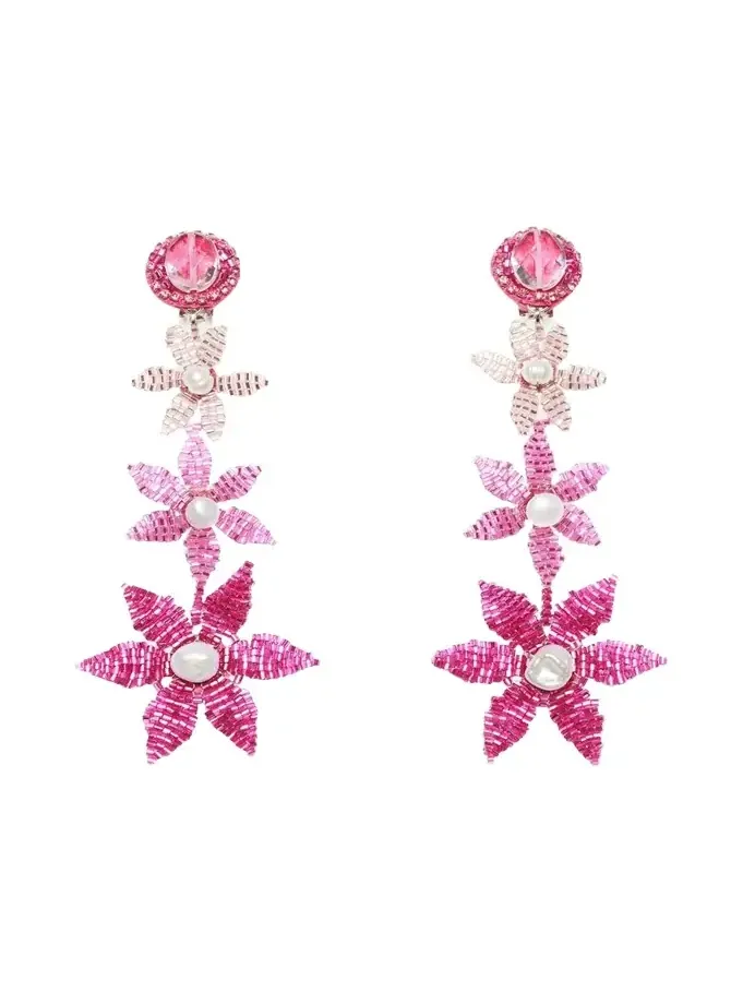 Tiered Pink Degrade Earrings Tiered Pink Degrade Earrings