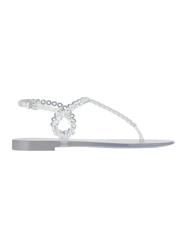 Almost Bare Crystal Jelly Slingback Sandals