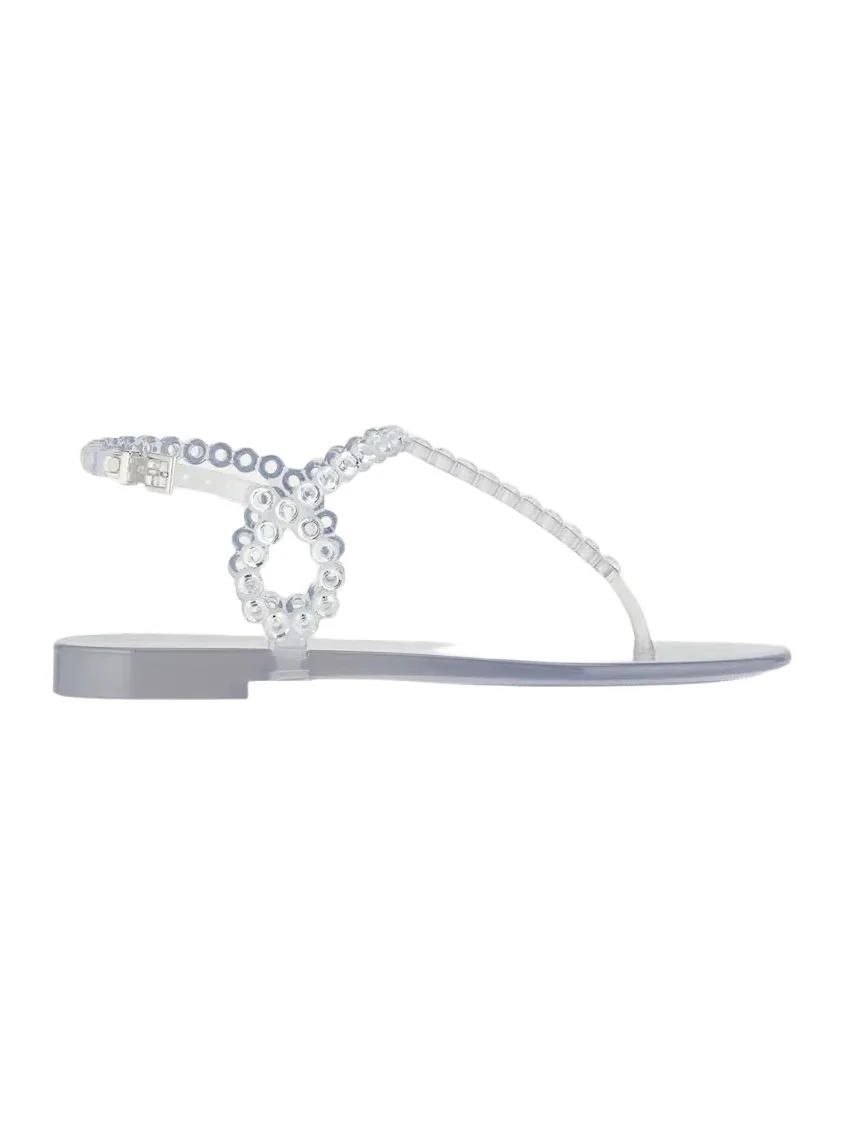 Almost Bare Crystal Jelly Slingback Sandals