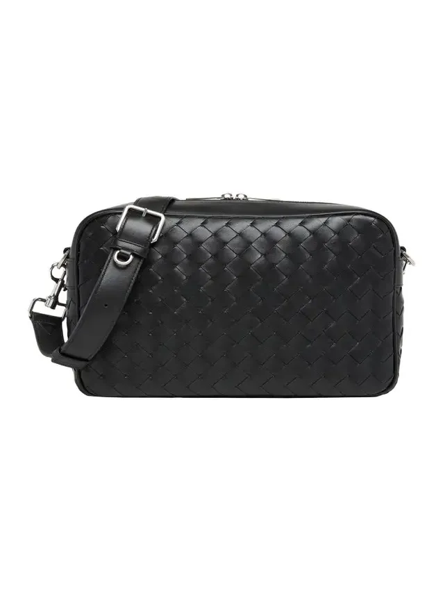 Men's Intrecciato Medium Crossbody Bag Men's Intrecciato Medium Crossbody Bag
