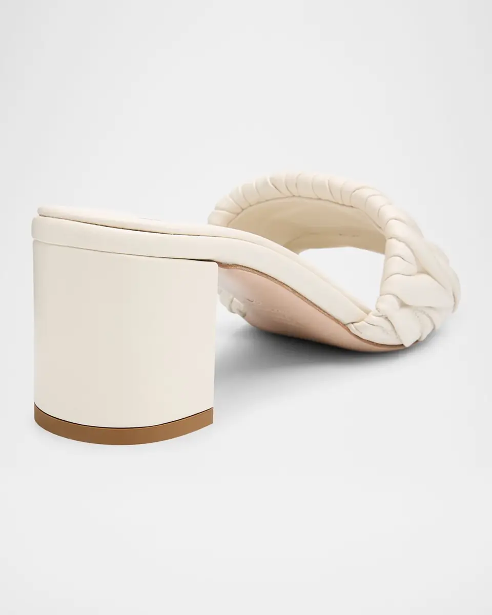 Miu Miu Quilted Leather Mule Sandals | Thumbnail 4 Miu Miu Quilted Leather Mule Sandals | Thumbnail 4