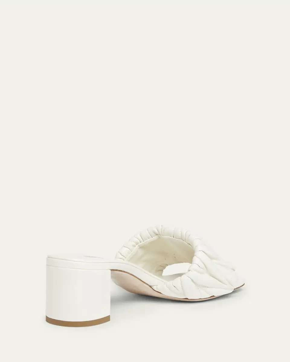 Miu Miu Quilted Leather Mule Sandals | Thumbnail 9 Miu Miu Quilted Leather Mule Sandals | Thumbnail 9