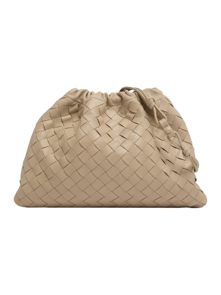 Medium Leather Pouch Bag
