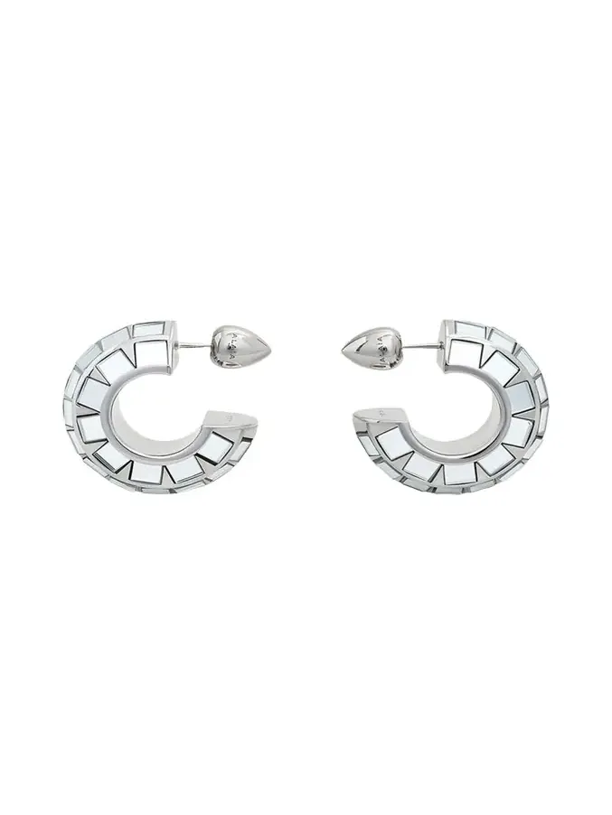 Disco Crystal Small Hoop Earrings Disco Crystal Small Hoop Earrings