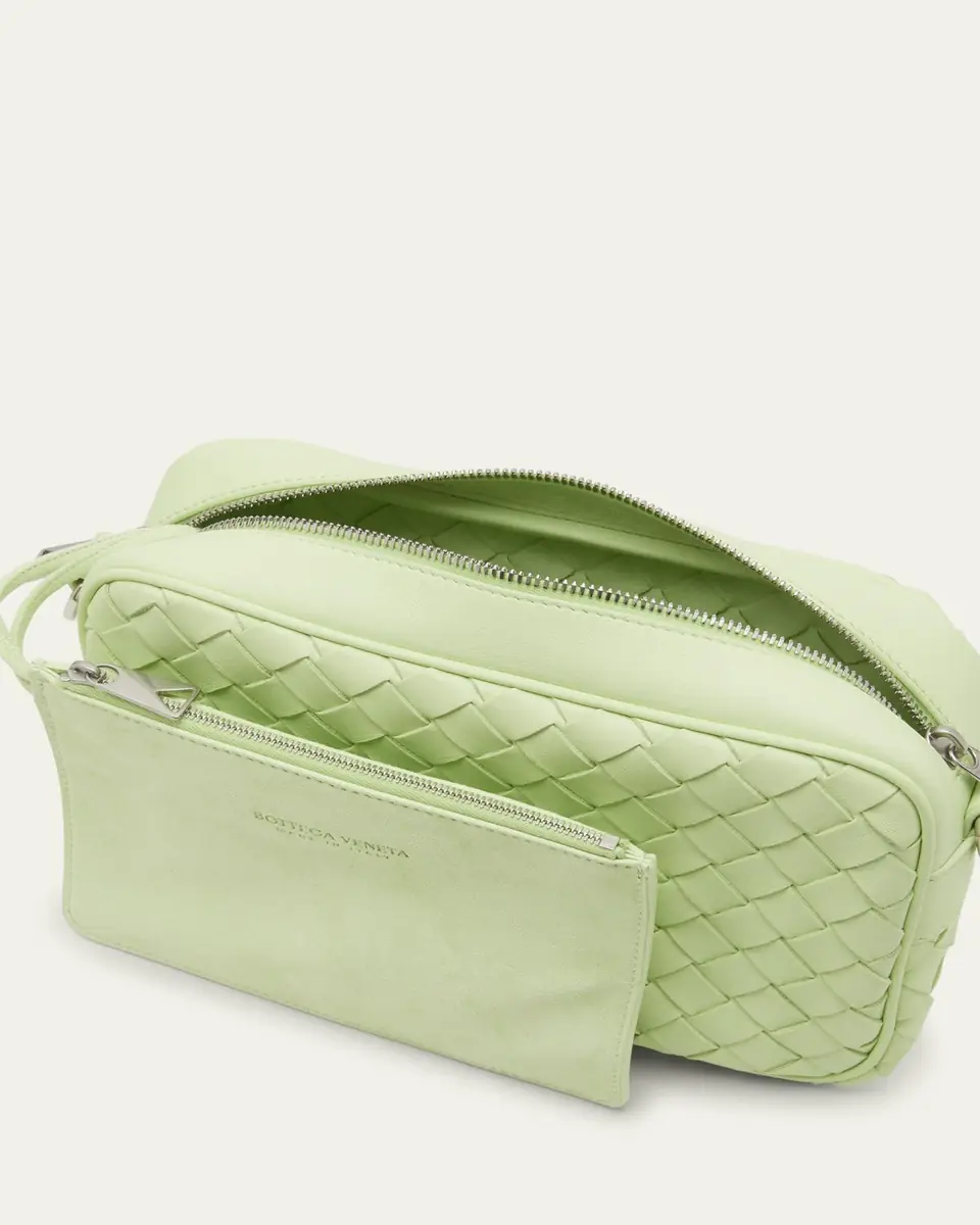 Bottega Veneta Men's Intrecciato Small Crossbody Bag | Thumbnail 8 Bottega Veneta Men's Intrecciato Small Crossbody Bag | Thumbnail 8