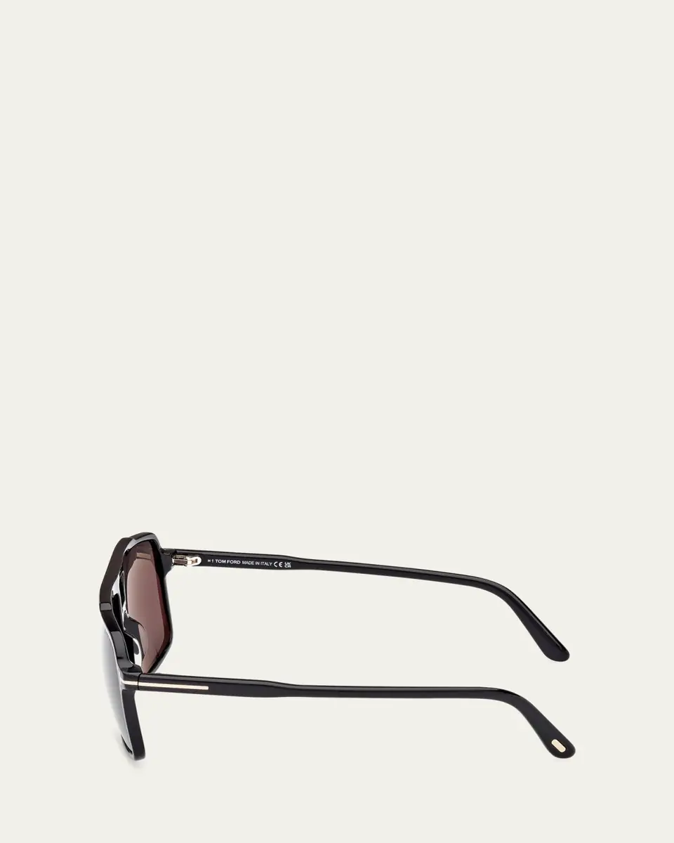 TOM FORD Kemp Aviator Sunglasses | Thumbnail 3