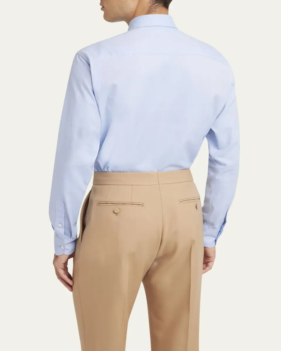 Valentino Garavani Men's VLogo Oxford Sport Shirt | Thumbnail 7 Valentino Garavani Men's VLogo Oxford Sport Shirt | Thumbnail 7