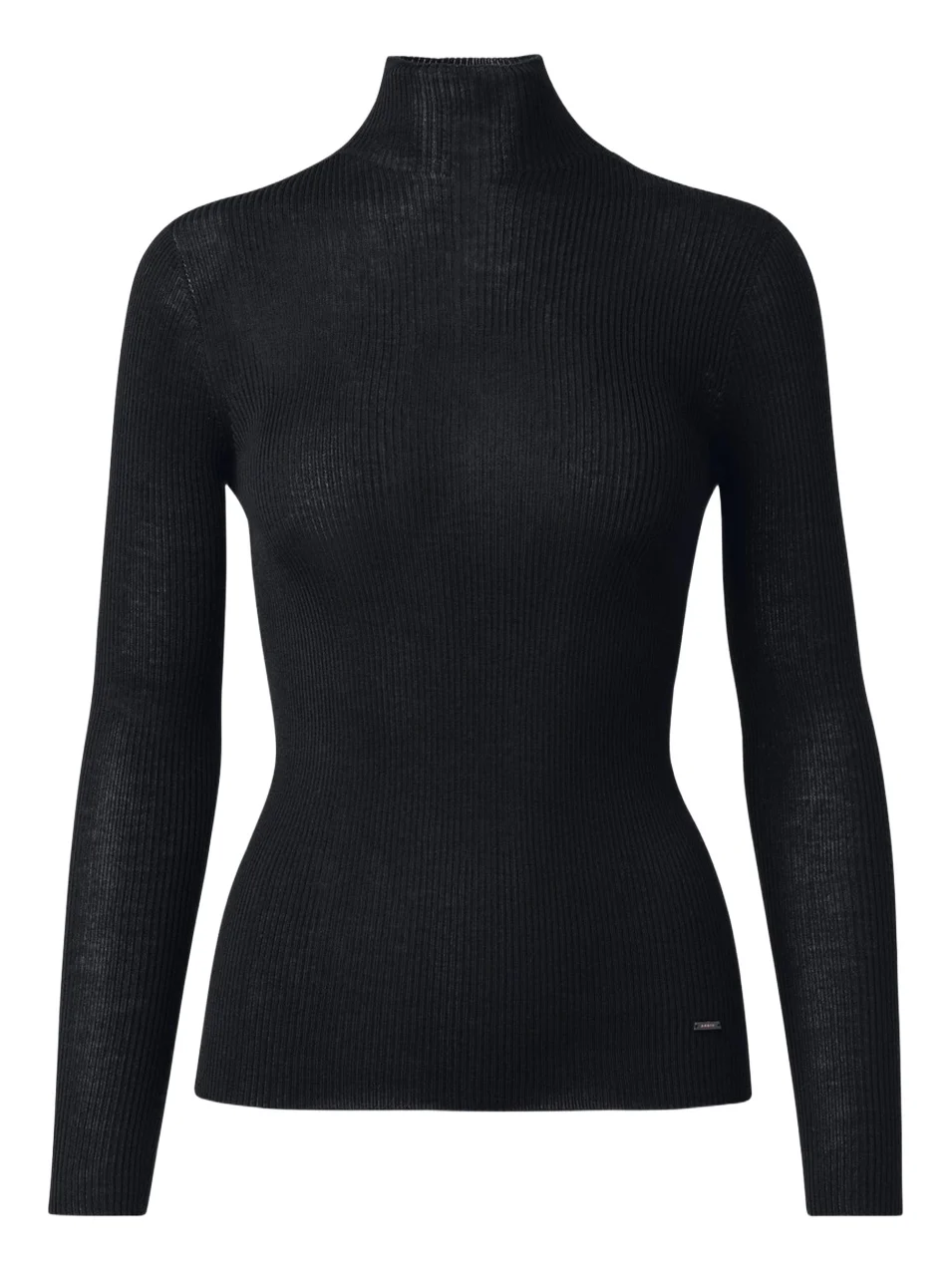 Cashmere-Silk Fine Ribbed Knit Pullover Cashmere-Silk Fine Ribbed Knit Pullover