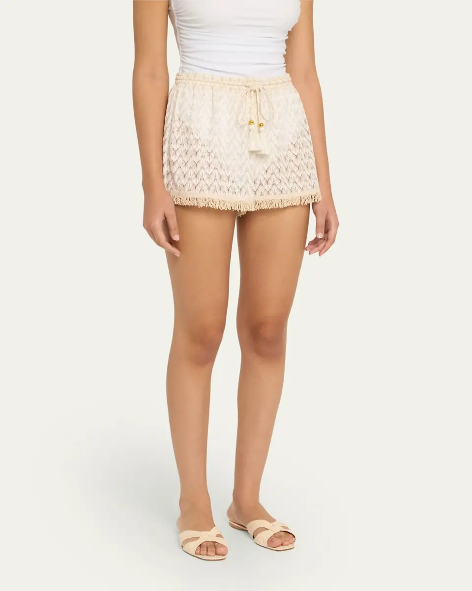 Ramy Brook Mina Zig-Zag Knit Shorts | Thumbnail 4 Ramy Brook Mina Zig-Zag Knit Shorts | Thumbnail 4