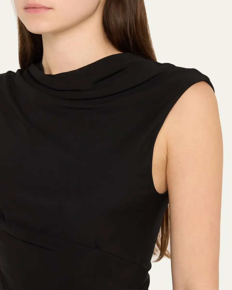 Simkhai Acacia Sleeveless Gathered Midi Dress | Thumbnail 5 Simkhai Acacia Sleeveless Gathered Midi Dress | Thumbnail 5