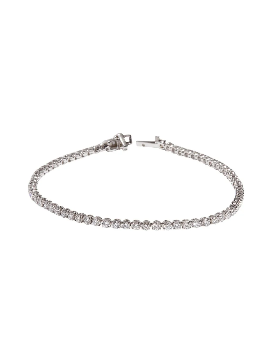 14K White Gold Lab Grown Diamond Tennis Bracelet 14K White Gold Lab Grown Diamond Tennis Bracelet