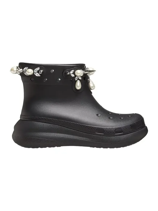 x Crocs Embellished Crush Ankle Boots