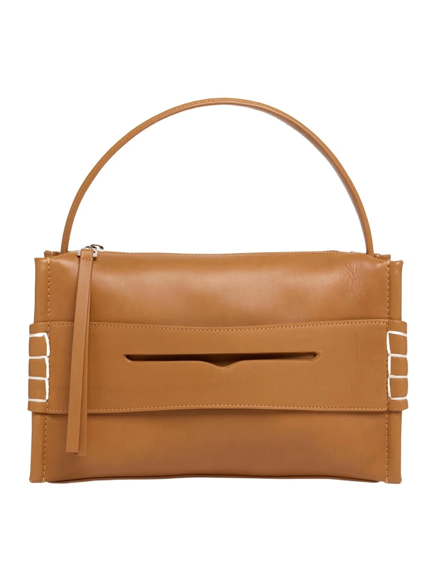 Penny Loafer Leather Top-Handle Bag Penny Loafer Leather Top-Handle Bag