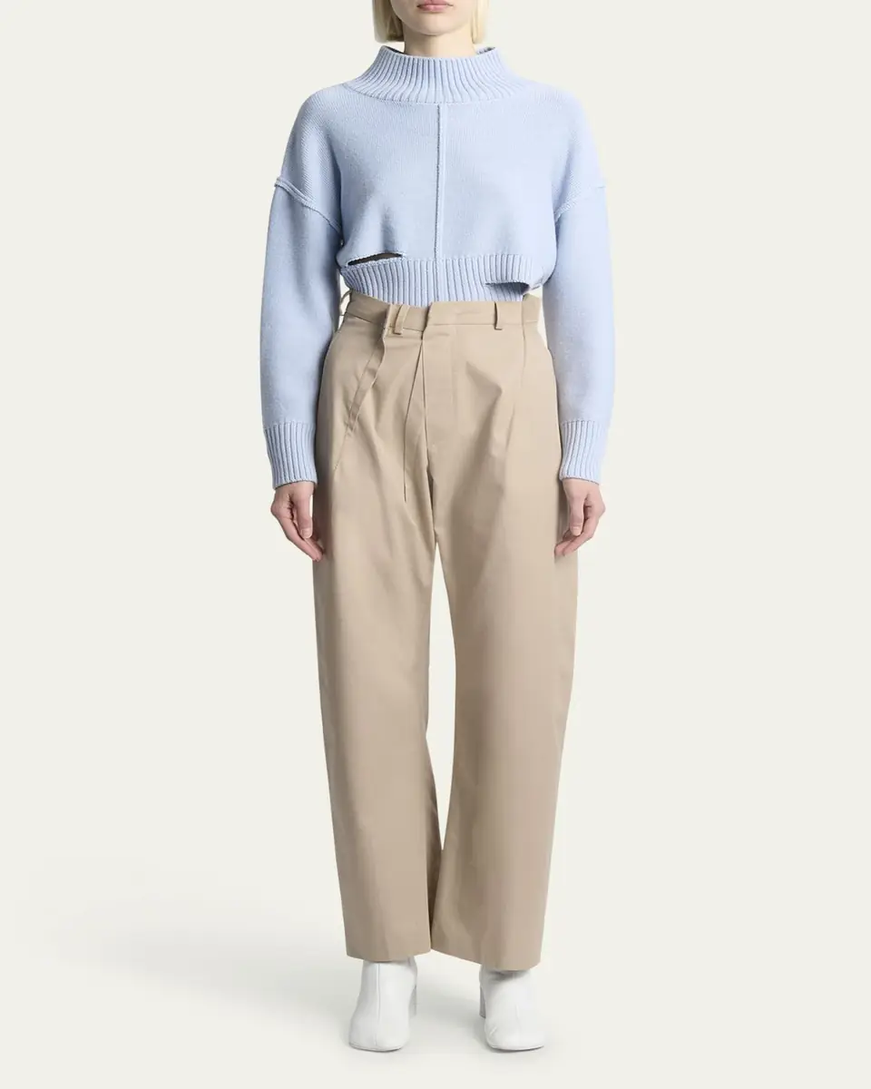MM6 MAISON MARGIELA Cotton Twill Pants | Thumbnail 2 MM6 MAISON MARGIELA Cotton Twill Pants | Thumbnail 2