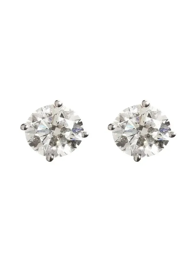 14K White Gold Lab Grown Diamond Stud Earrings 14K White Gold Lab Grown Diamond Stud Earrings