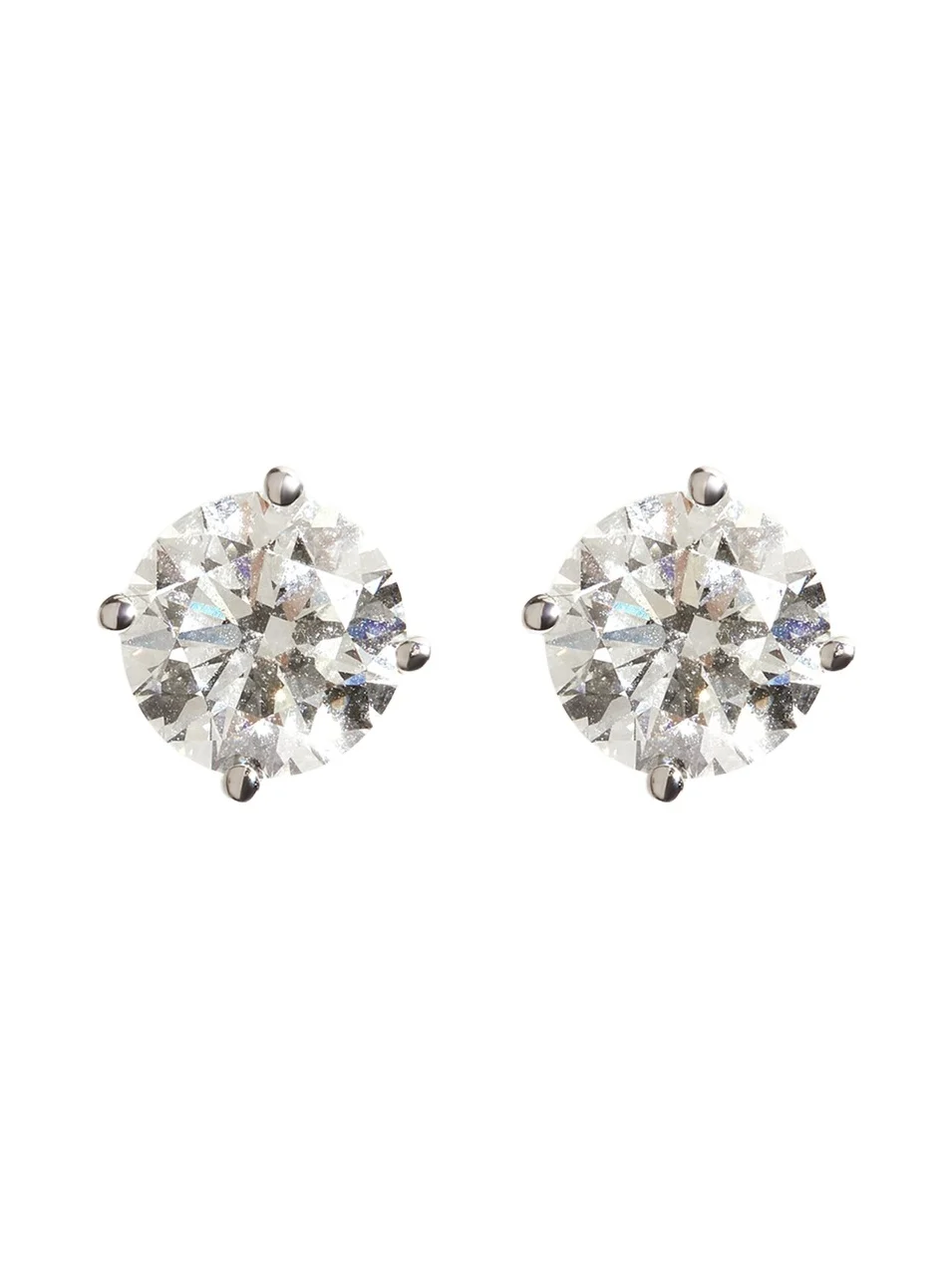 14K White Gold Lab Grown Diamond Stud Earrings 14K White Gold Lab Grown Diamond Stud Earrings