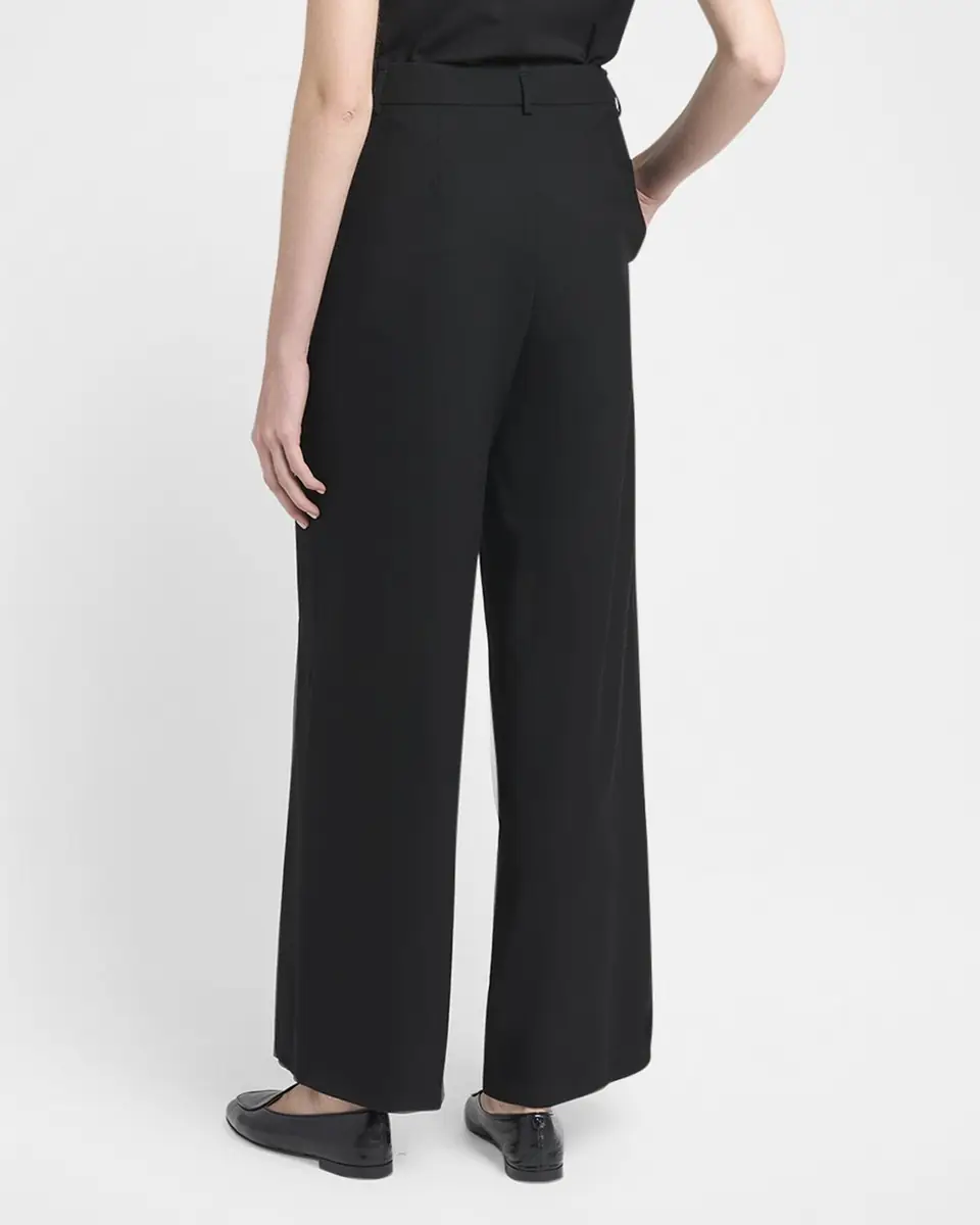 Giorgio Armani Fluid Wool Straight-Leg Trousers | Thumbnail 2