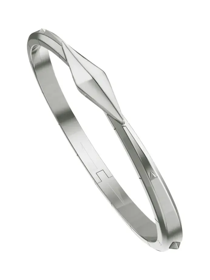 Points North Sterling Silver Cuff, Large