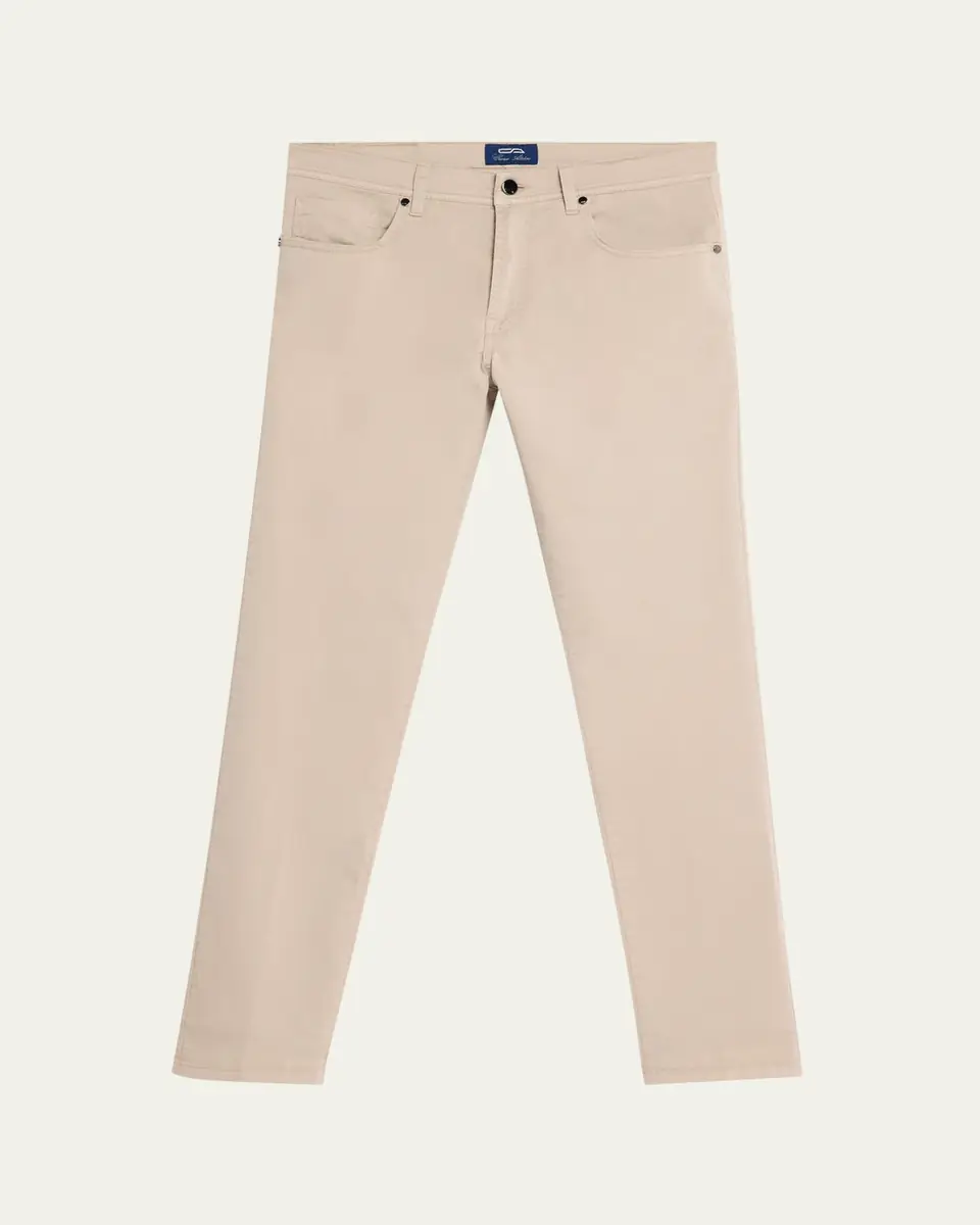 Cesare Attolini Men's Stretch Five-Pocket Pants | Thumbnail 6 Cesare Attolini Men's Stretch Five-Pocket Pants | Thumbnail 6