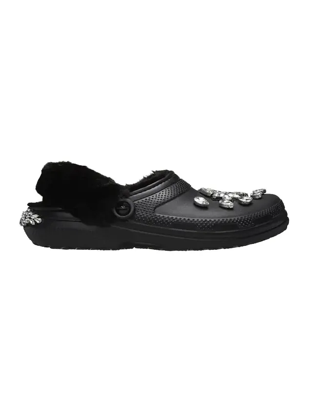 x Crocs Crystal Faux Fur Clogs x Crocs Crystal Faux Fur Clogs