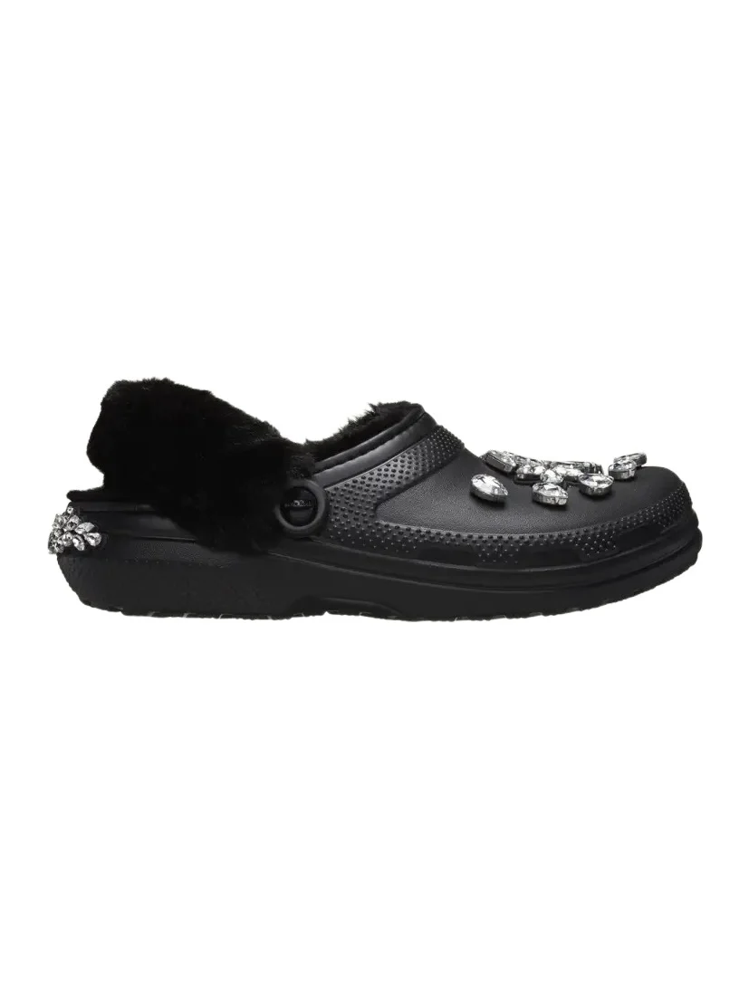 Simone Rocha x Crocs x Crocs Crystal Faux Fur Clogs