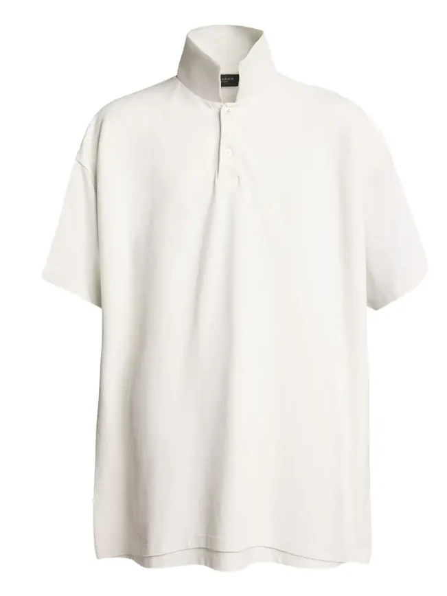 Men's Oversized Double-Layer Polo Shirt Men's Oversized Double-Layer Polo Shirt