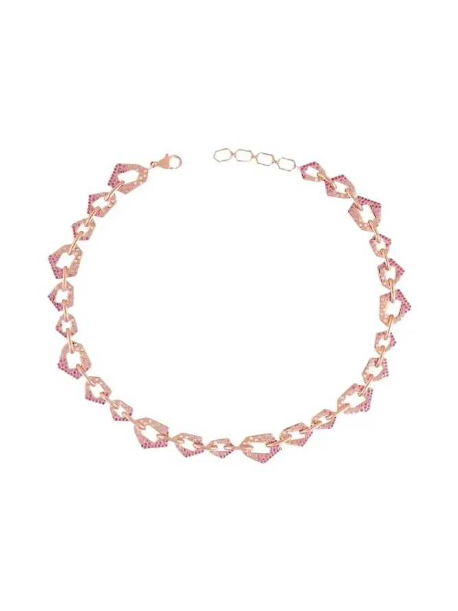 Jaipur Arch Diamond and Sapphire Necklace Jaipur Arch Diamond and Sapphire Necklace