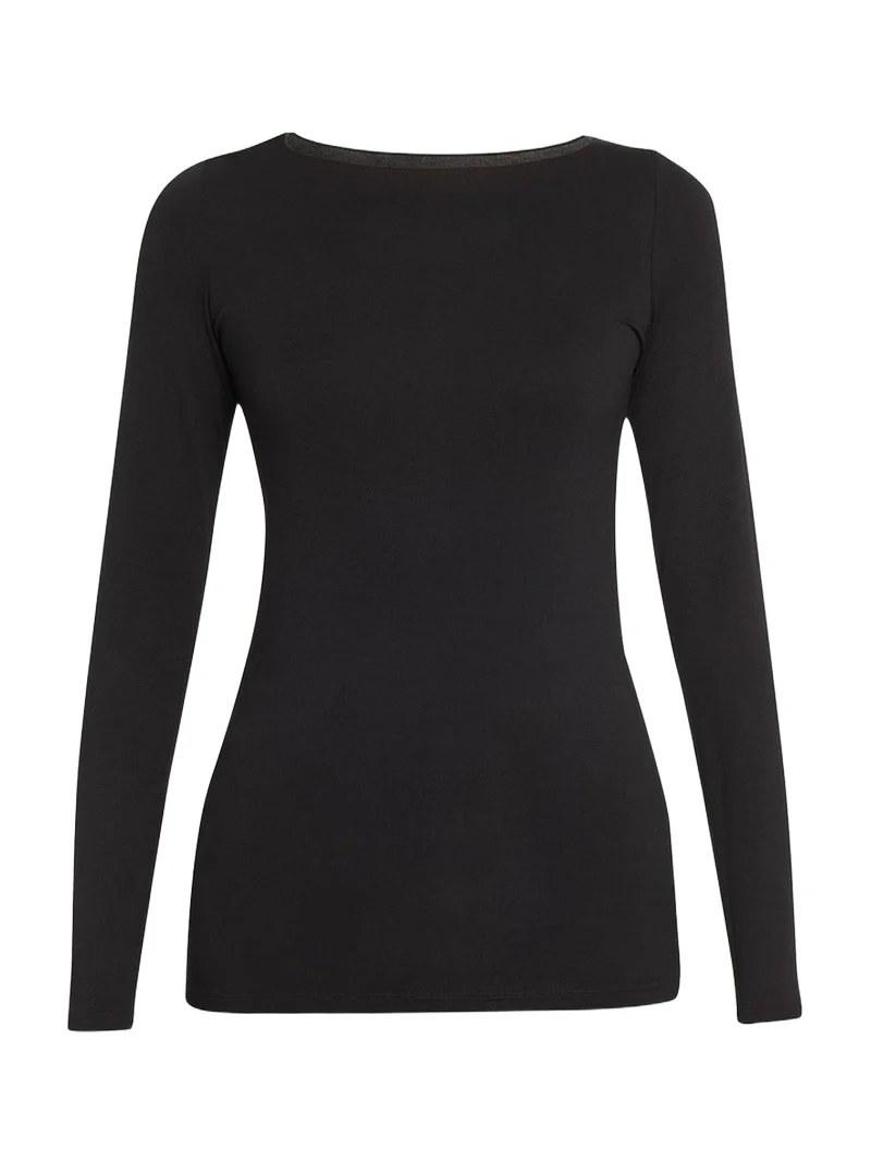 Soft Touch Marrow-Edge Long-Sleeve Top Soft Touch Marrow-Edge Long-Sleeve Top