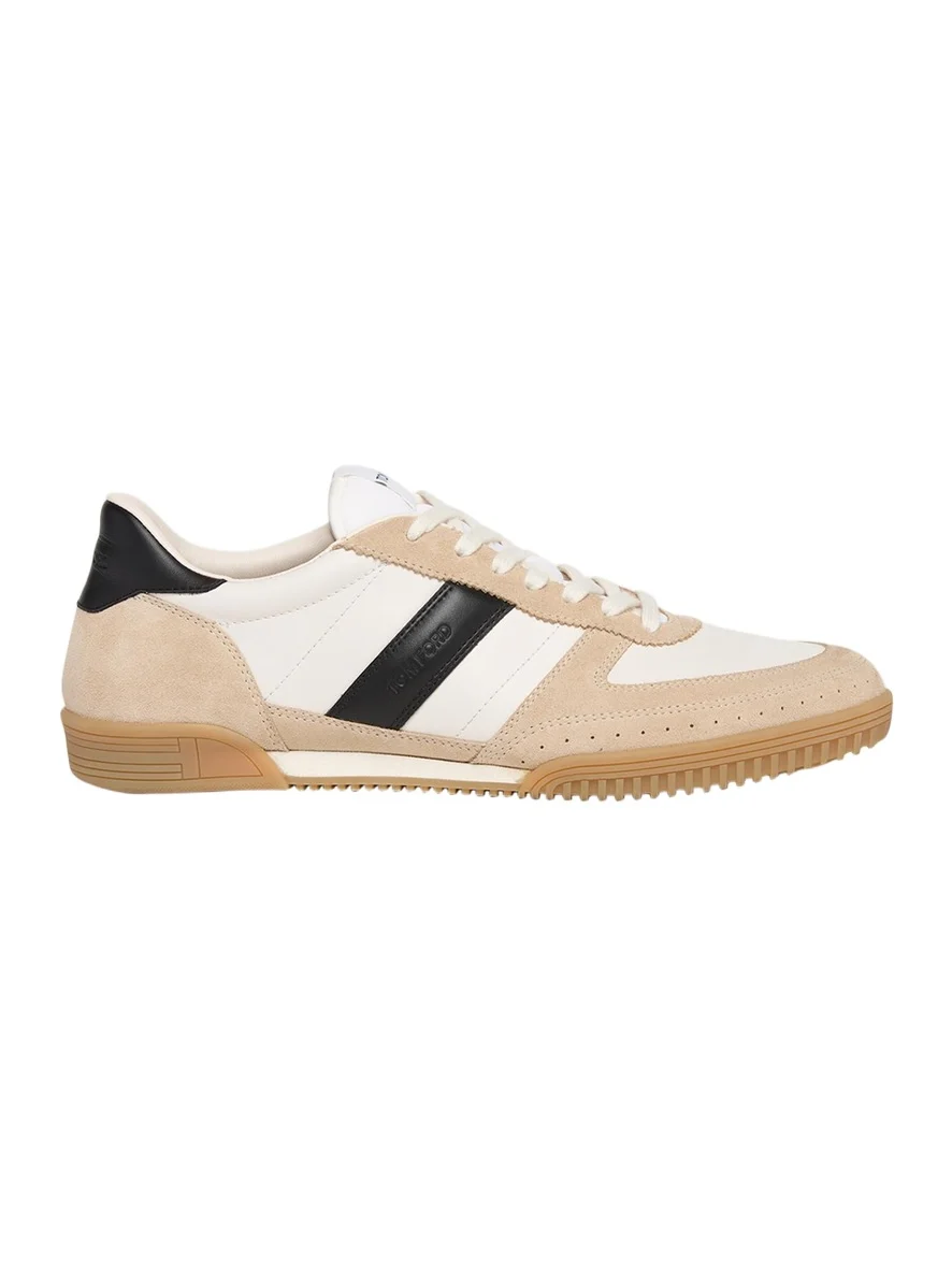 Men's Terence Suede and Leather Low-Top Sneakers