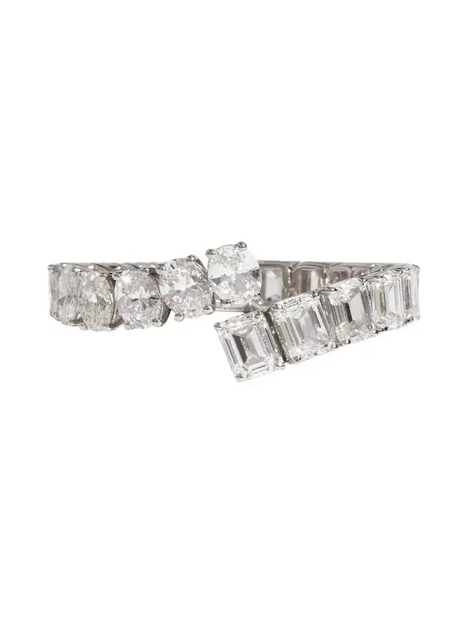 14K White Gold Lab Grown Diamond Eternity Band